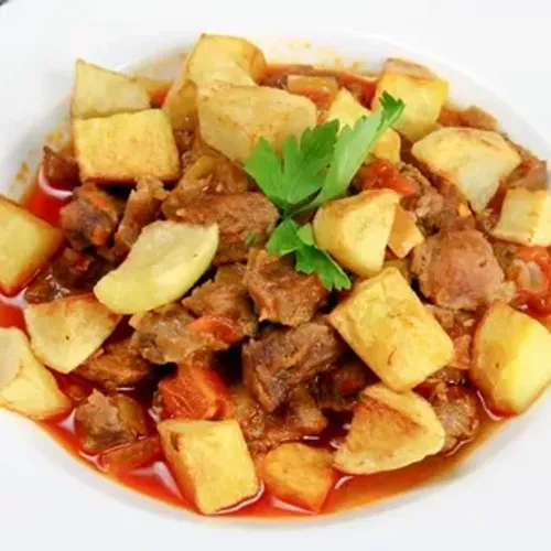 Etli Patates Oturtma fotoğrafı